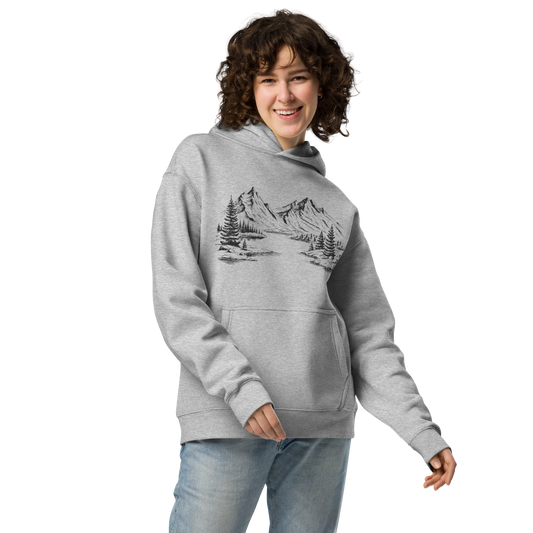 Unisex Oversized Hoodie – Fjällandskap