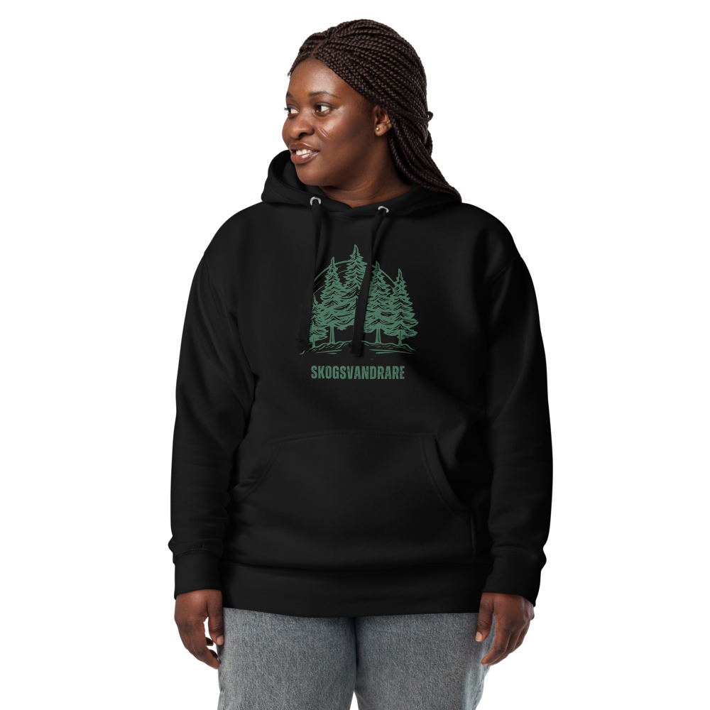 Unisex Premium Hoodie – Skogsvandrare
