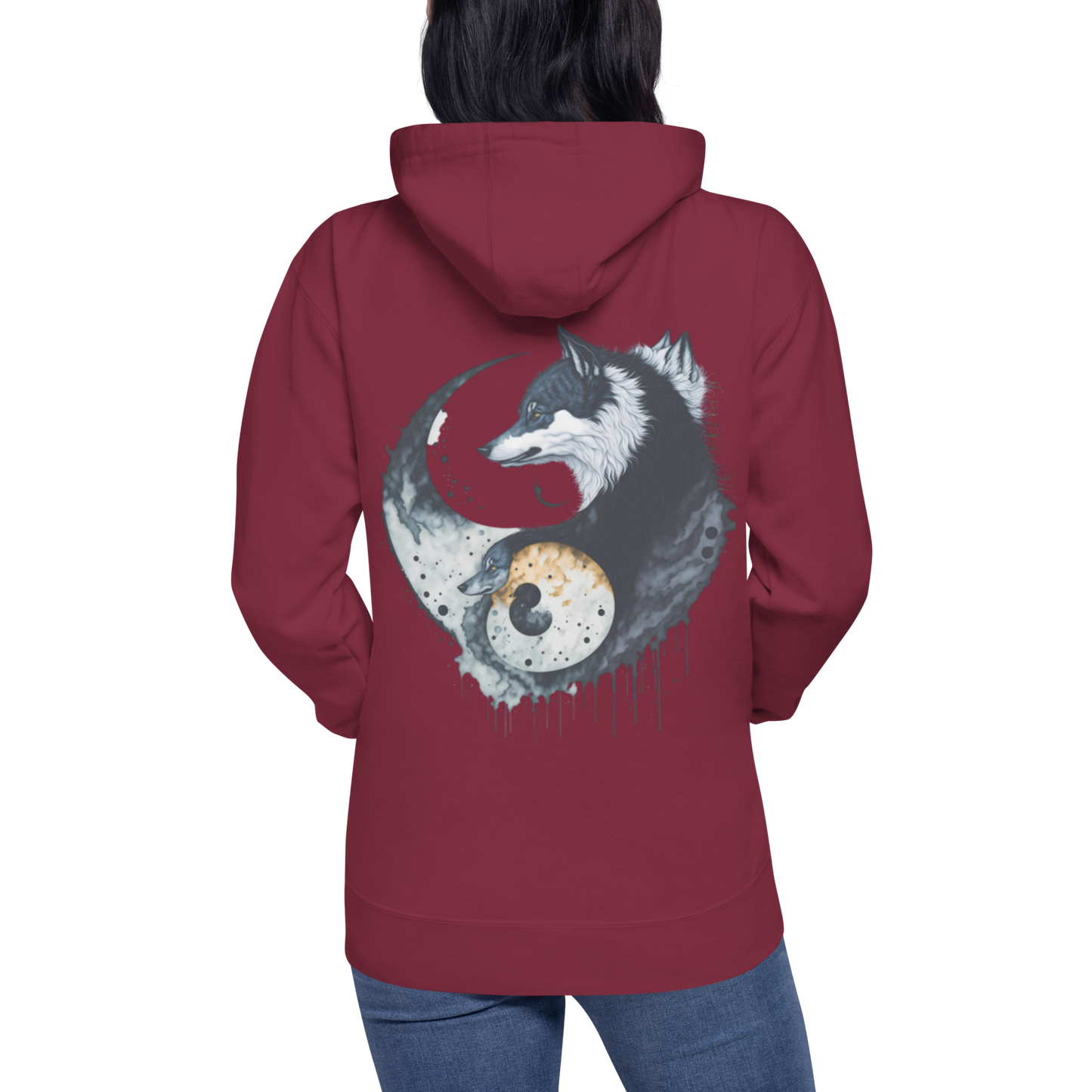Unisex Premium Hoodie – Yin & Yang Vargar