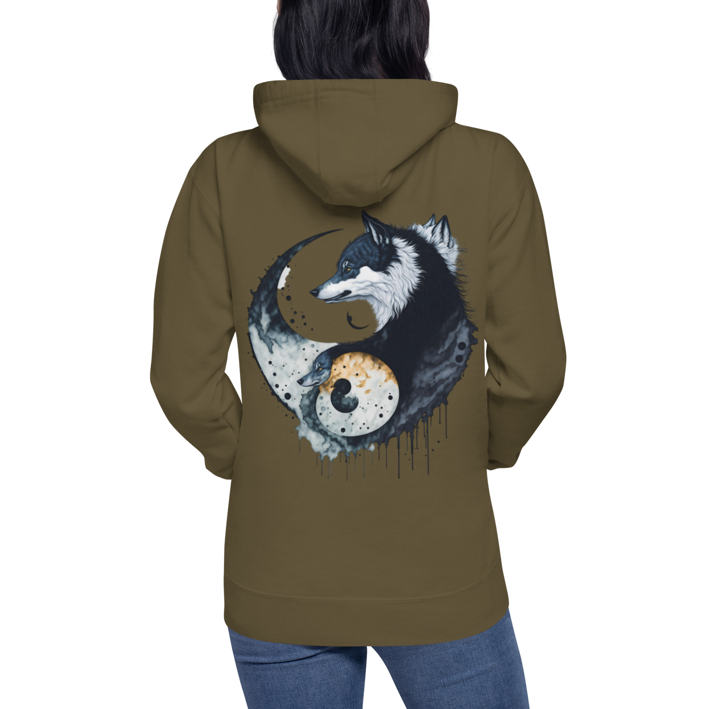 Unisex Premium Hoodie – Yin & Yang Vargar