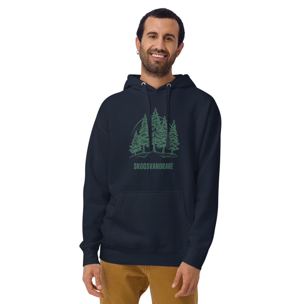 Unisex Premium Hoodie – Skogsvandrare