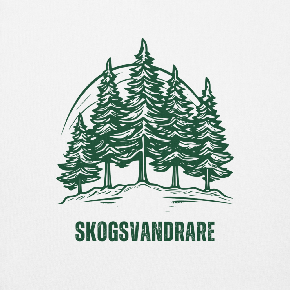 Unisex Premium Hoodie – Skogsvandrare