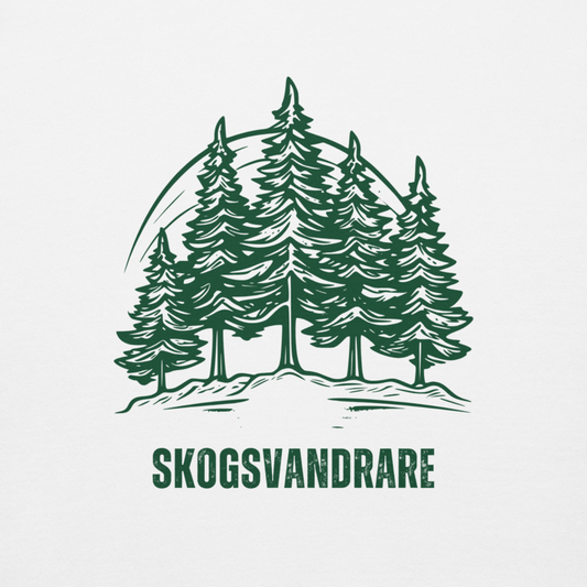 Unisex Premium Hoodie – Skogsvandrare