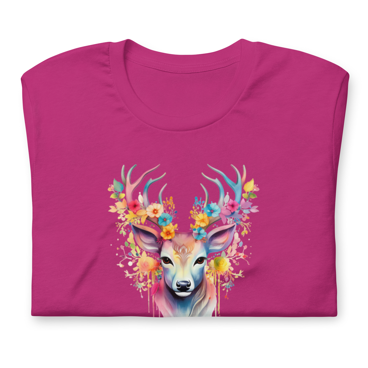 Unisex T-shirt – Blommande Hjort