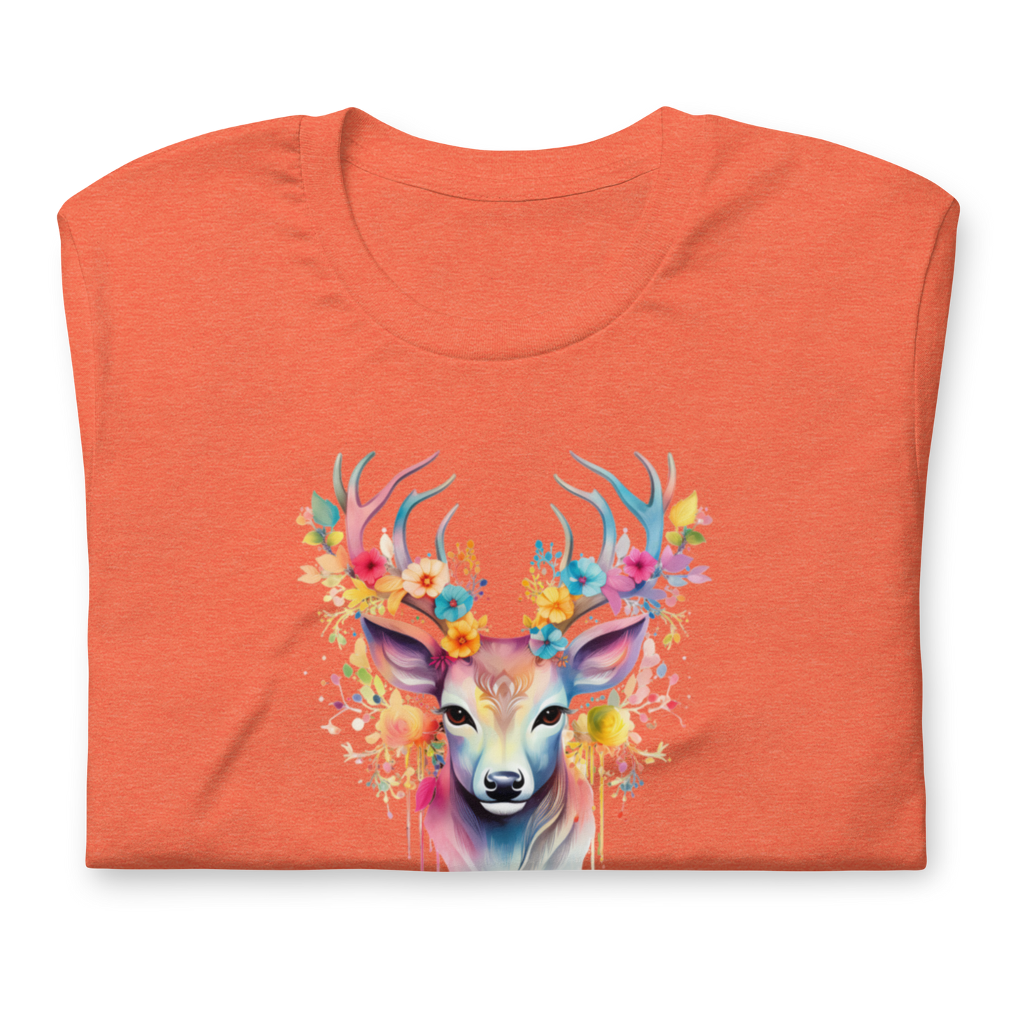 Unisex T-shirt – Blommande Hjort