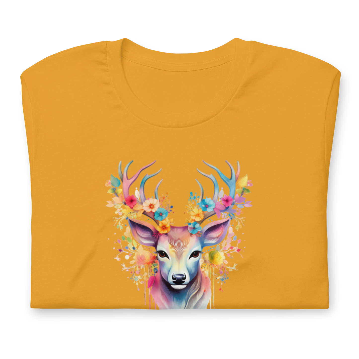 Unisex T-shirt – Blommande Hjort