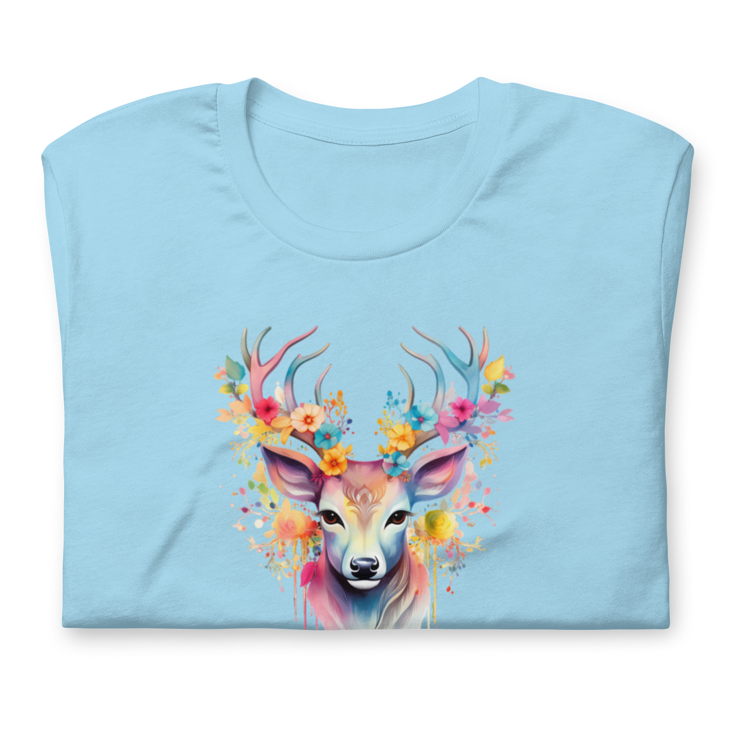 Unisex T-shirt – Blommande Hjort