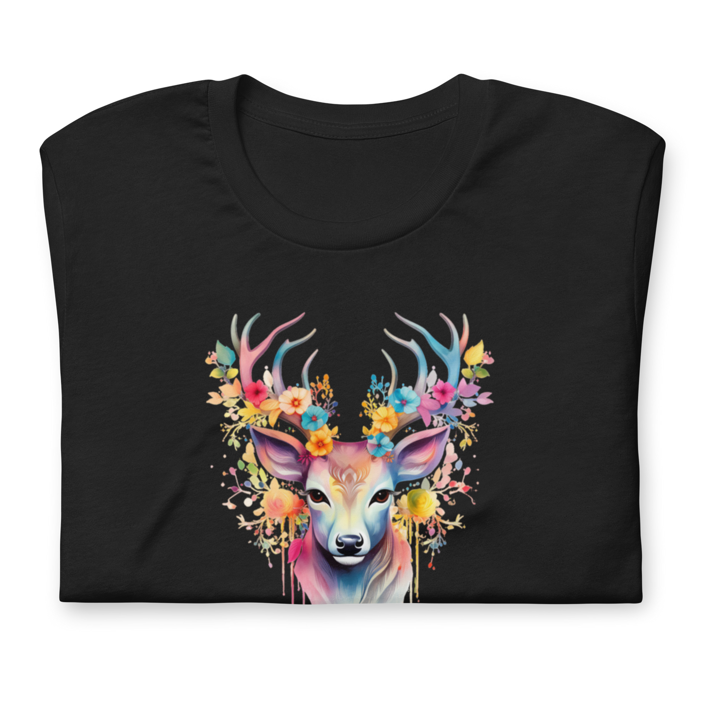 Unisex T-shirt – Blommande Hjort