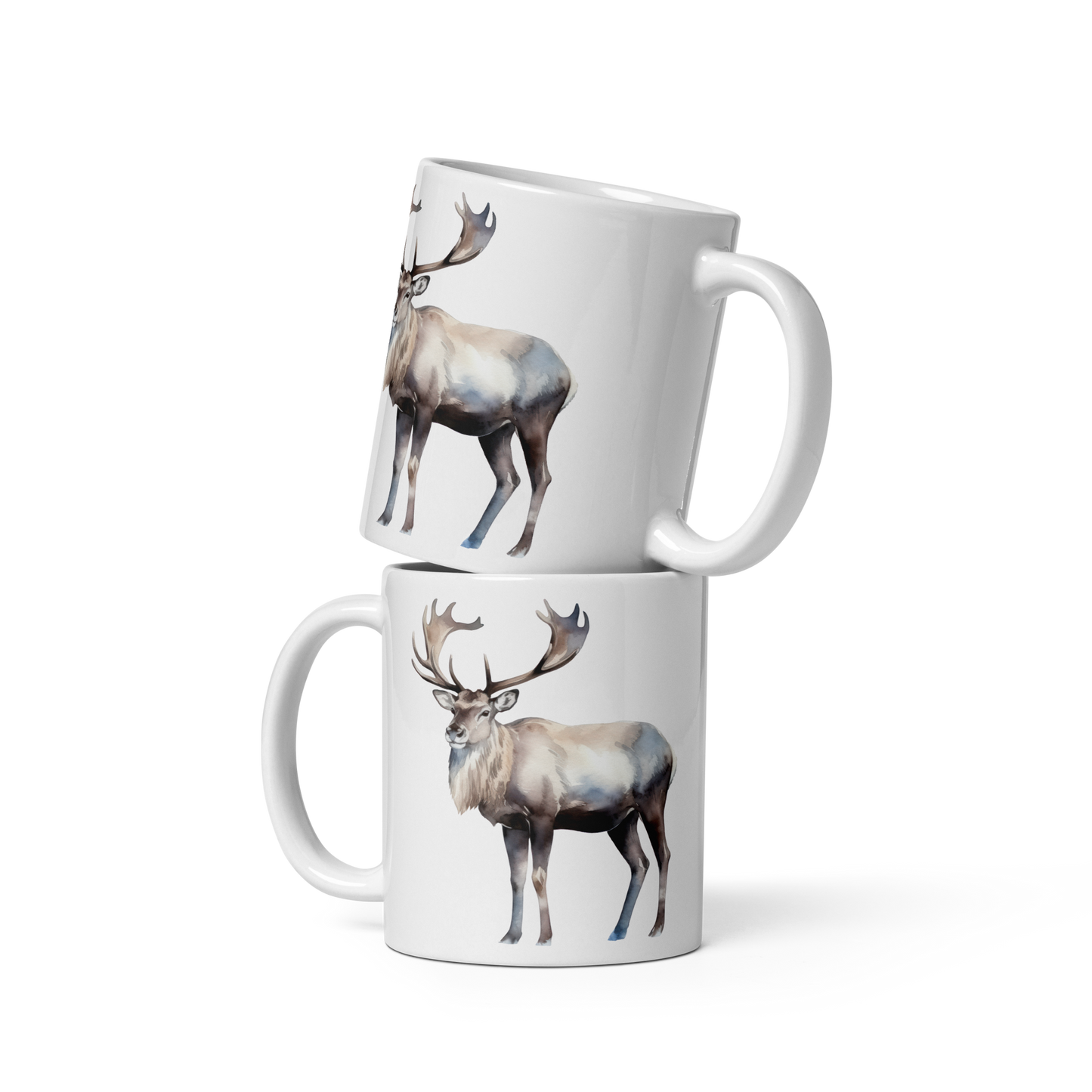 Vit Blank Mugg - Renmotiv