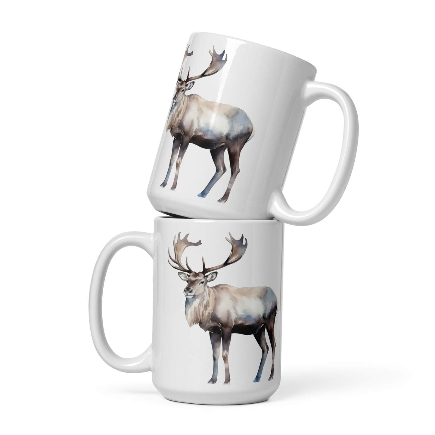 Vit Blank Mugg - Renmotiv