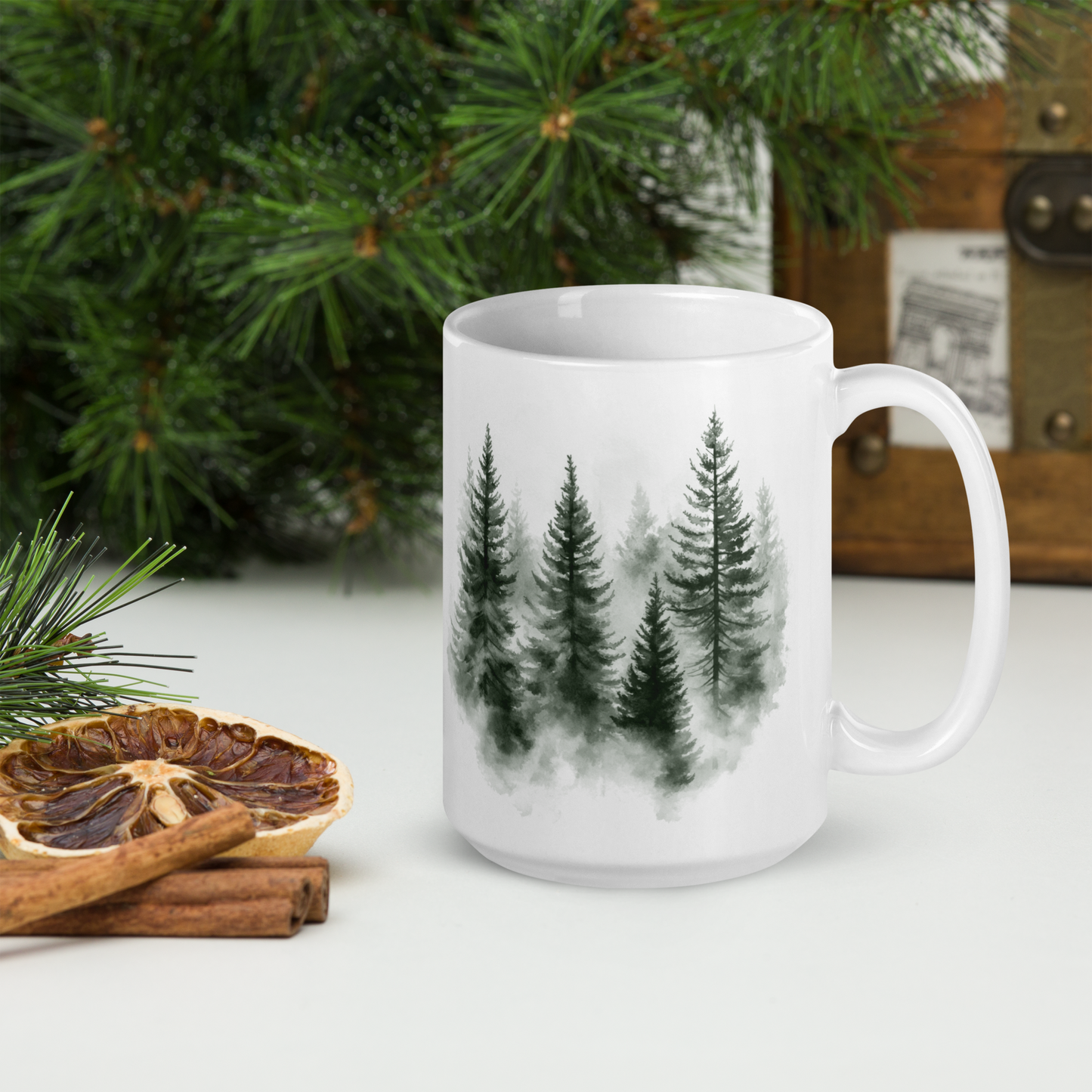Vit Blank Mugg - Granar