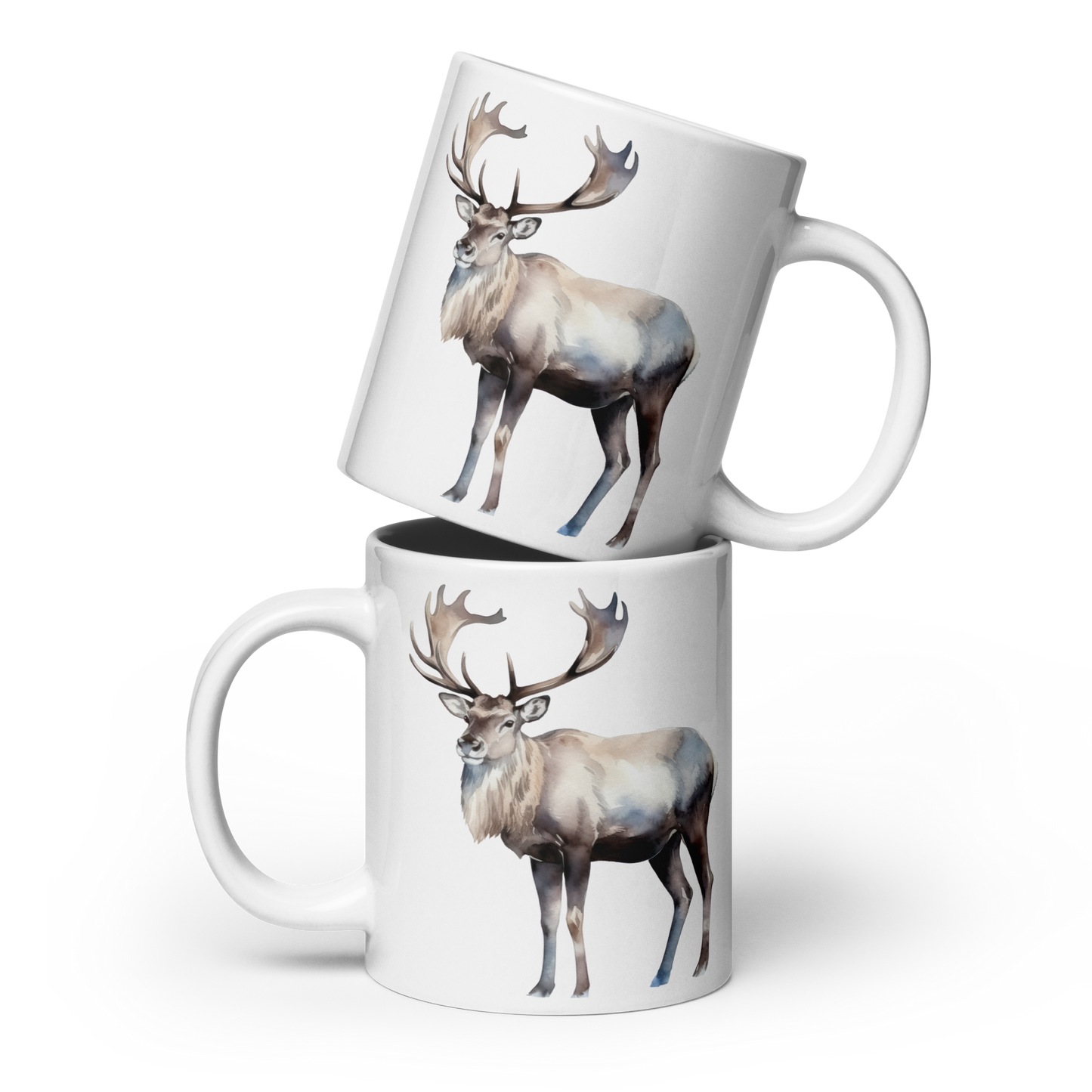 Vit Blank Mugg - Renmotiv