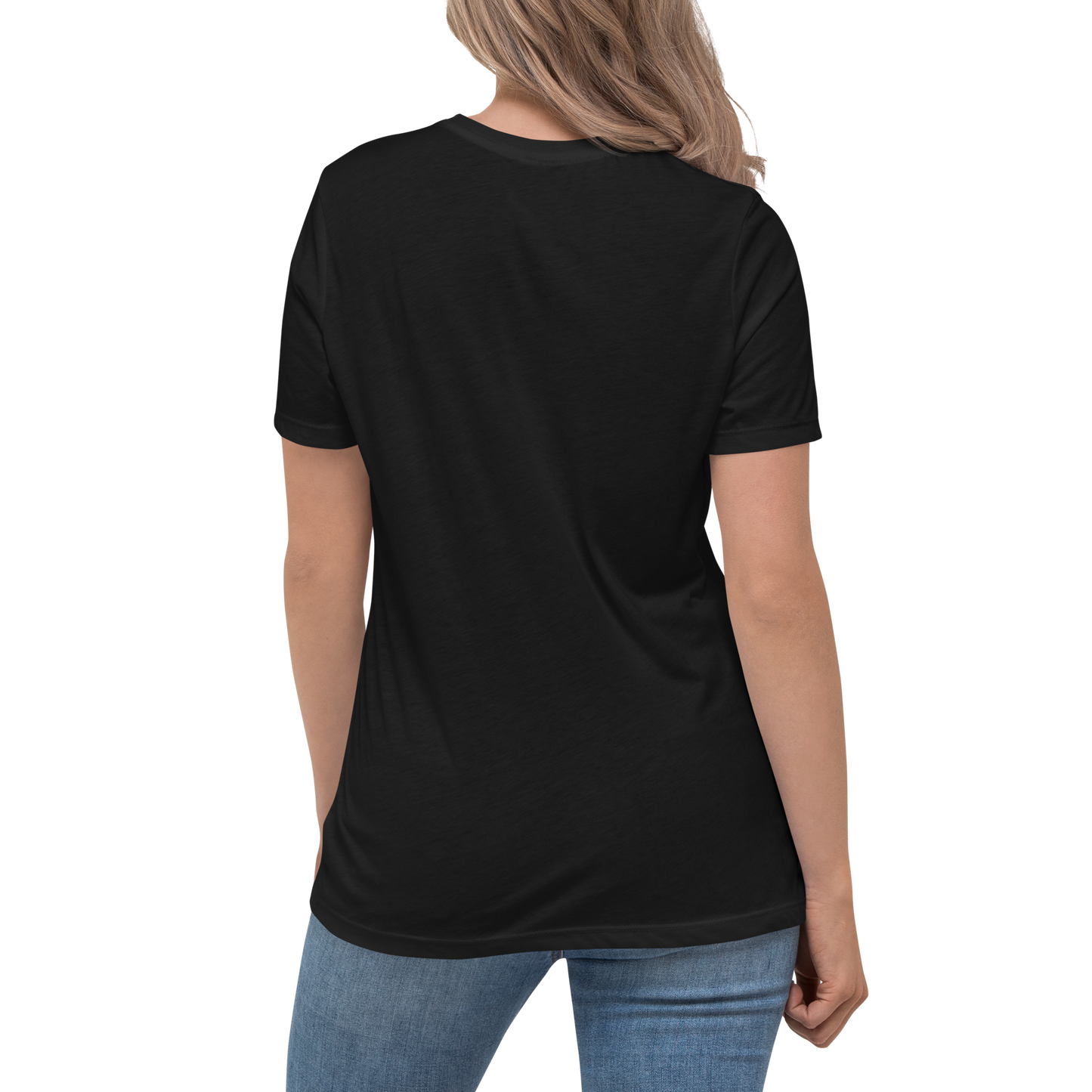 Avslappnad T-shirt för Kvinnor – Hjärta av Vildblommor