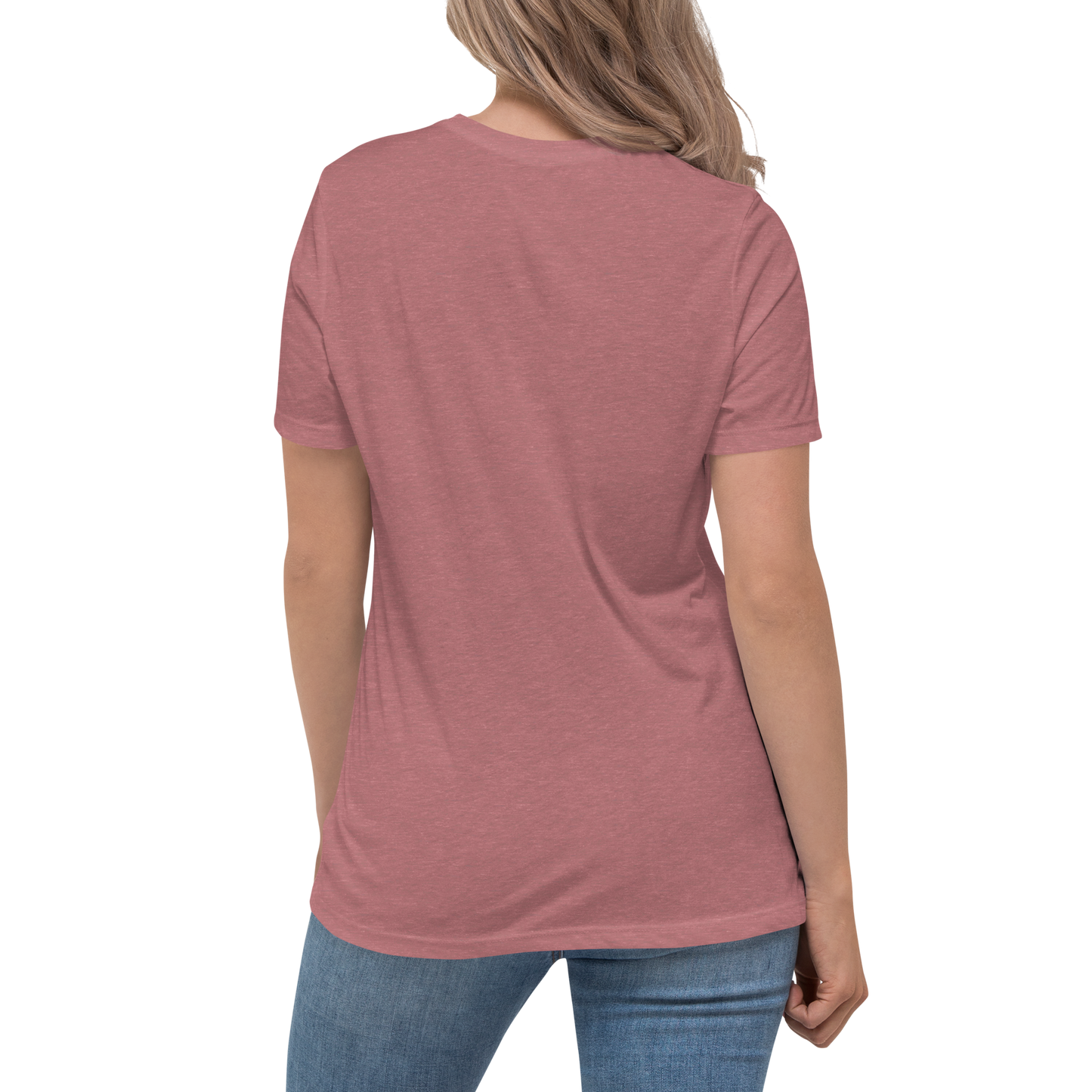 Avslappnad T-shirt för Kvinnor – Låt Dagen Blomstra