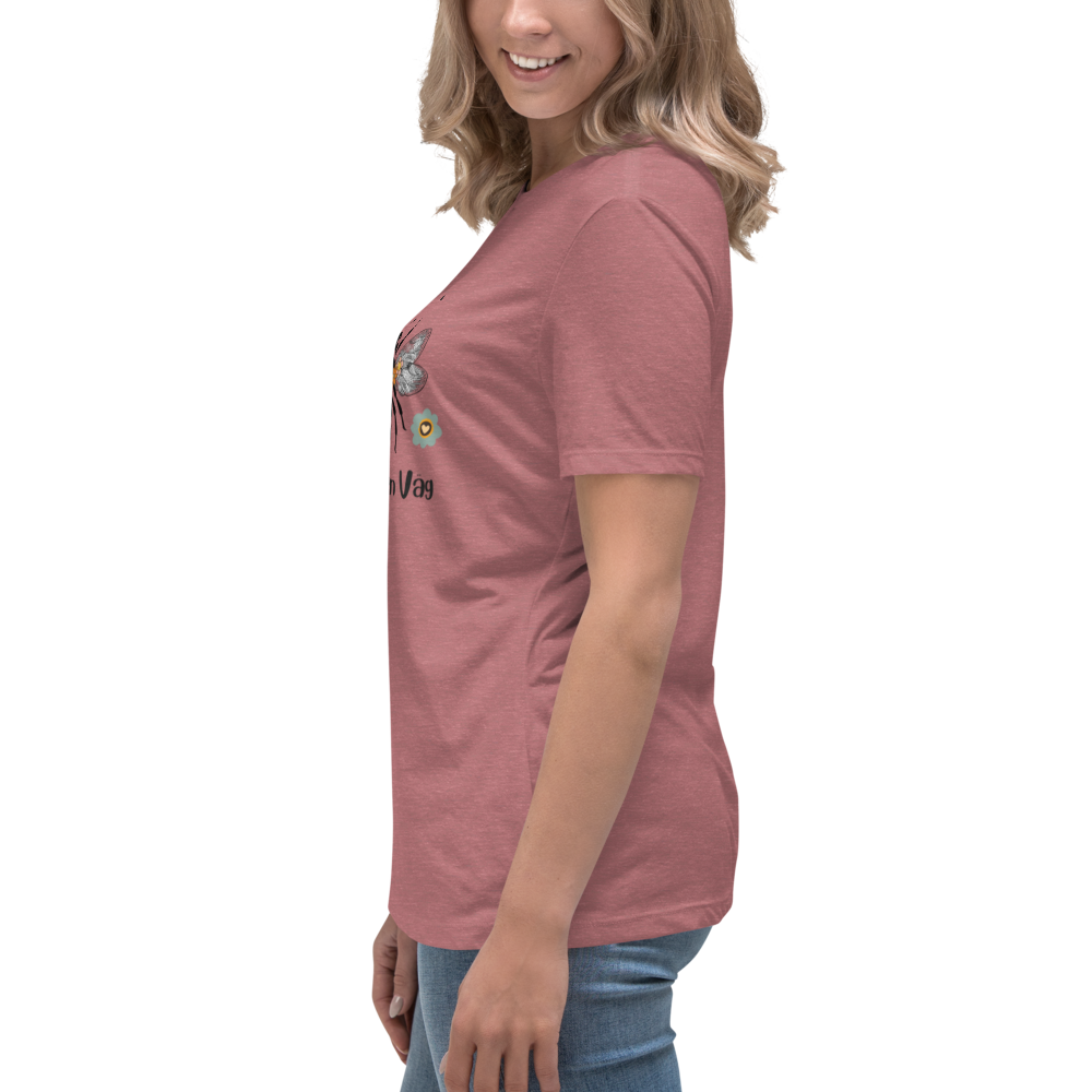 Avslappnad T-shirt för Kvinnor – Bi Dig Själv