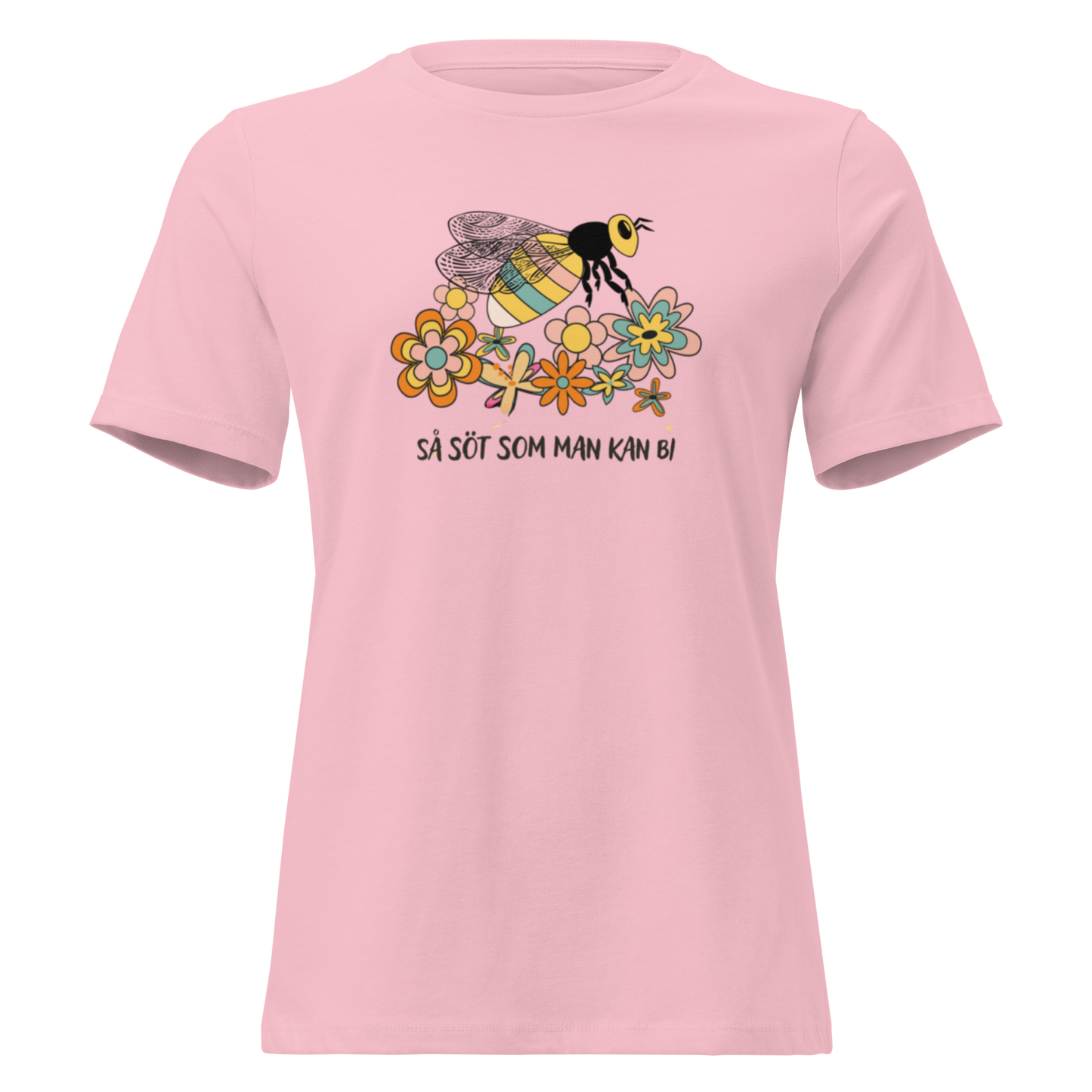 Avslappnad T-shirt för Kvinnor – Så Söt Som Man Kan Bi